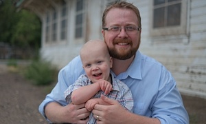 Ryan Green with his son Joel