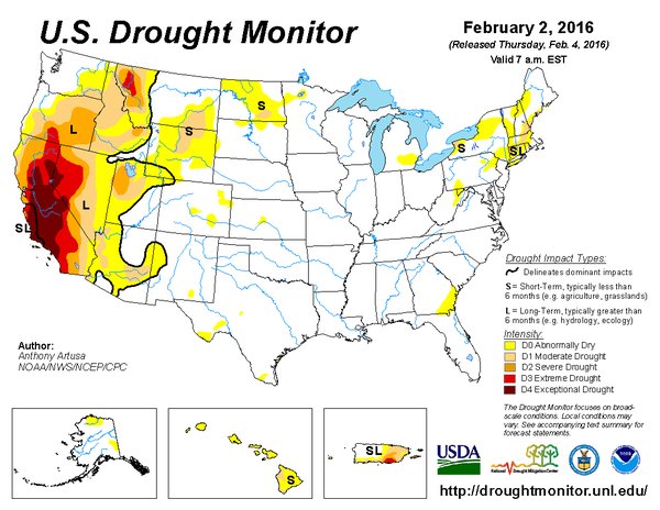 El Niño Just Pushed America to Its Lowest Level of Drought in Six Years