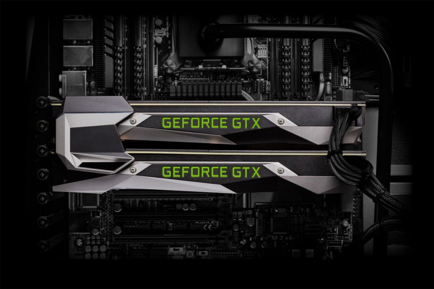 SLI-массив NVIDIA GeForce GTX 1080 Founders Edition