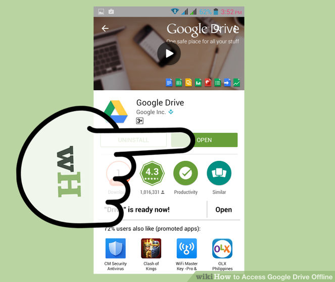 Image titled Access Google Drive Offline Step 8