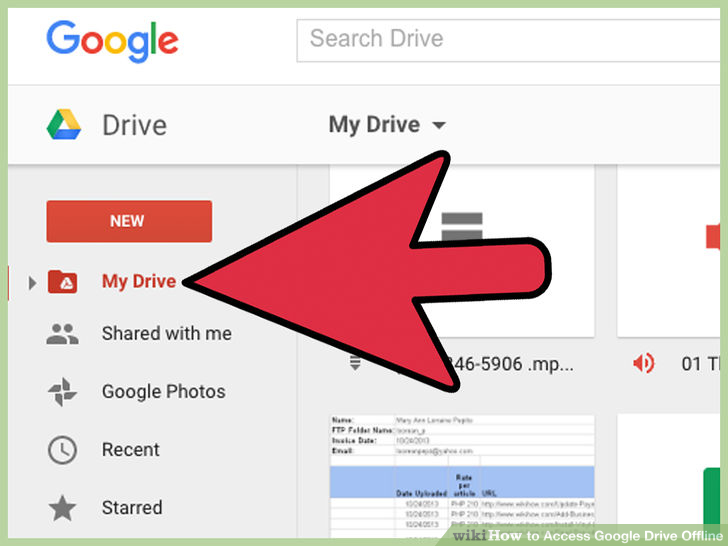Image titled Access Google Drive Offline Step 6