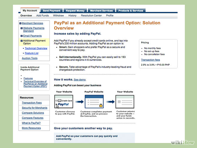 Image titled Accept Payments from Paypal Step 3