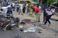 Boko Haram sloeg al vaker toe door middel van zelfmoordaanslagen in Nigeria, zoals hier in juli van dit jaar.