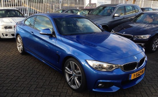 BMW 4 Serie met dure kleren