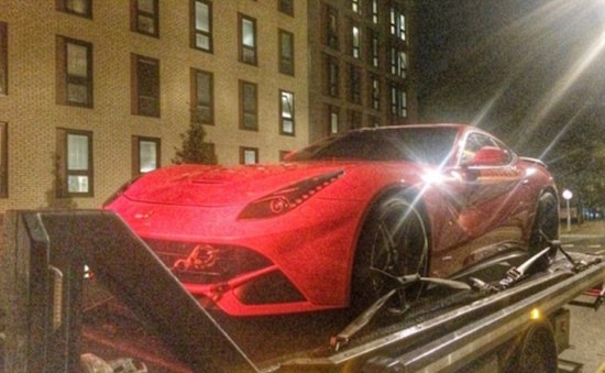 Ferrari F12berlinetta in beslag genomen na asogedrag