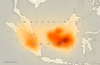 Bränder Orsakade Dessa Massiva Plymer av Kolmonoxid Visas Över Indonesien