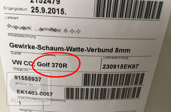 Volkswagen Golf 370R