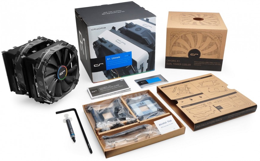 Комплектация Cryorig R1 Ultimate