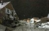 Houses in Spitsbergen buried by avalanche