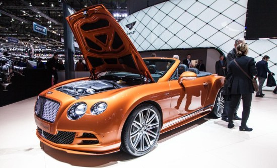 Conti GT met beide kapjes open