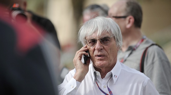 Bernie wil kunstmatig motorgeluid in de Formule 1
