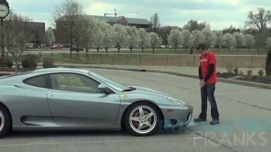 Ferrari 360 pranked
