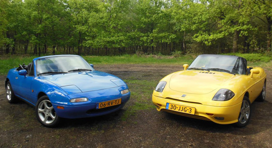Mazda MX-5 vs Fiat Barchetta