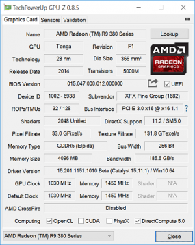 AMD Radeon R9 380X