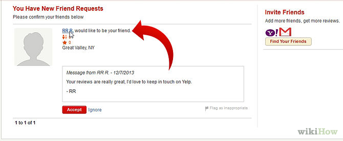 Image titled Accept or Decline a Friend Request on Yelp Step 4