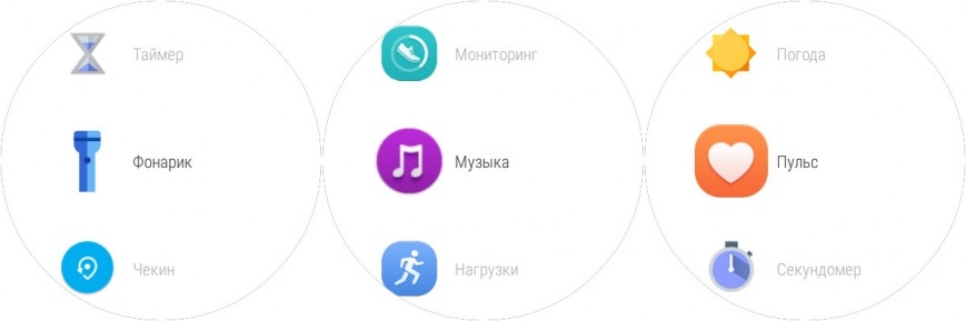 Приложения Huawei Watch
