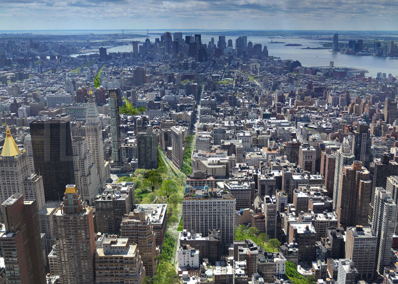A Totally Feasible Plan to Turn Manhattan's Busiest Street Into a 40-Block Park