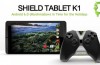 NVIDIA visade en Android-6.0 Marshmallow på tabletten Sköld Tablet K1