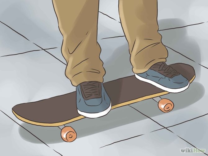 Image titled 180 on a Skateboard Step 1