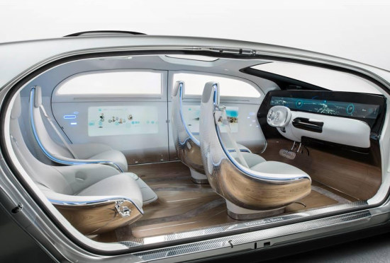 Mercedes F 015 interieur