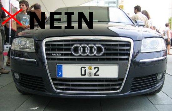 NICHT erlaubt