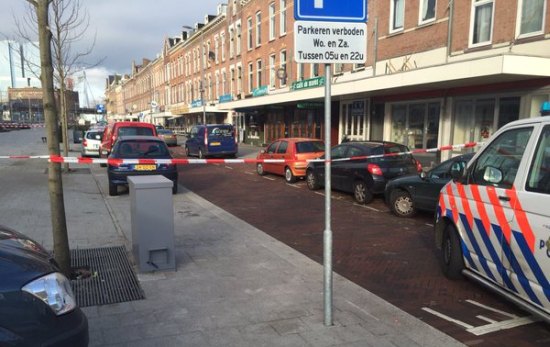 Er staat een verdacht voertuig in Rotterdam