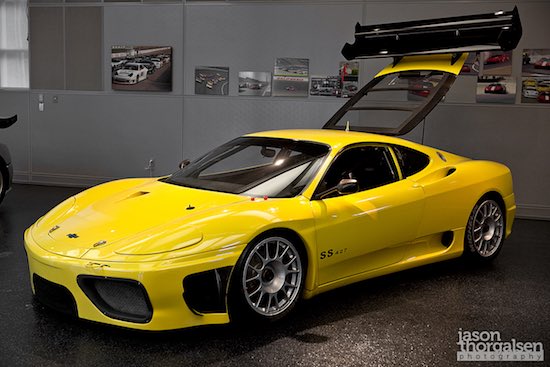Ferrari met Corvette-motor