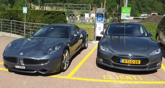 Tesla en Fisker op Groen7