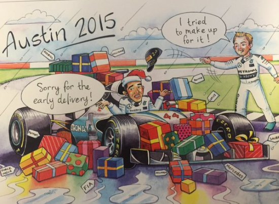 Op de valreep! De kerstkaart van Bernie Ecclestone