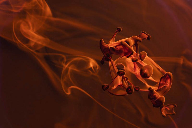 There's Some Complex Physics In These Photos of Ink Falling Through Water
