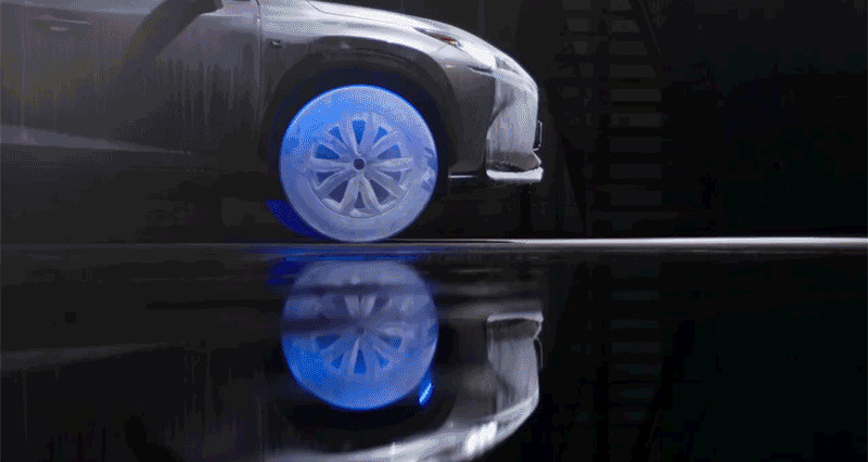 Tires Made of Ice Are the Least Practical After-Market Lexus Upgrade