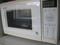 De magnetron waarin een handdoek in brand vloog, doet het nog steeds.