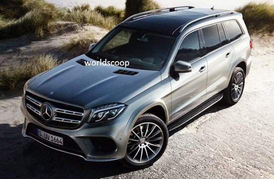 Hier, nog een lekplaatje van de Mercedes GLS