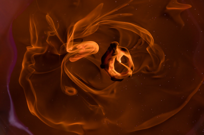 There's Some Complex Physics In These Photos of Ink Falling Through Water