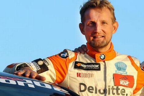 Prins Bernhard jr. bij zijn BMW M4. Vorig jaar zegevierde hij in de GT4-klasse.