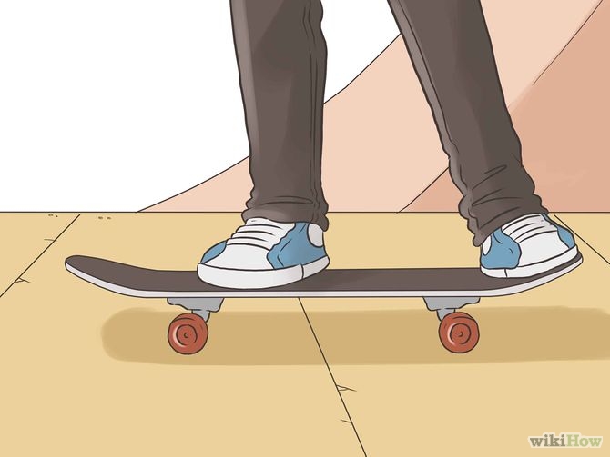 Image titled 180 on a Skateboard Step 2