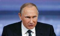 
De Russische president Poetin.
