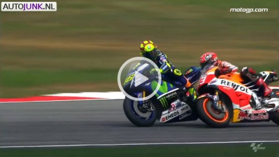 Rossi Marquez clash