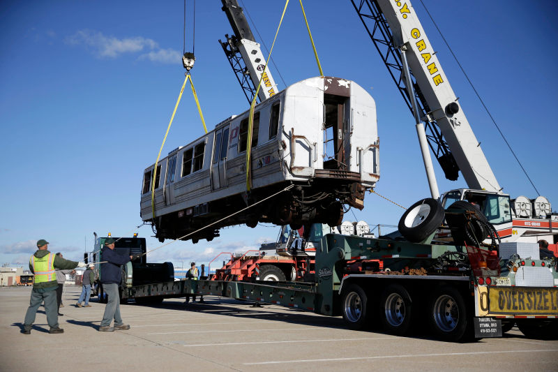 The Last Pieces of the Destroyed Twin Towers Are Leaving New York City