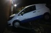 Drunk brokkenpiloot drill car in police station