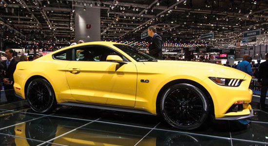 Ford Mustang is supergeel