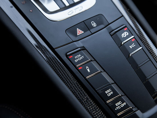 Porsche 911 991 GT3 PDK Sport button