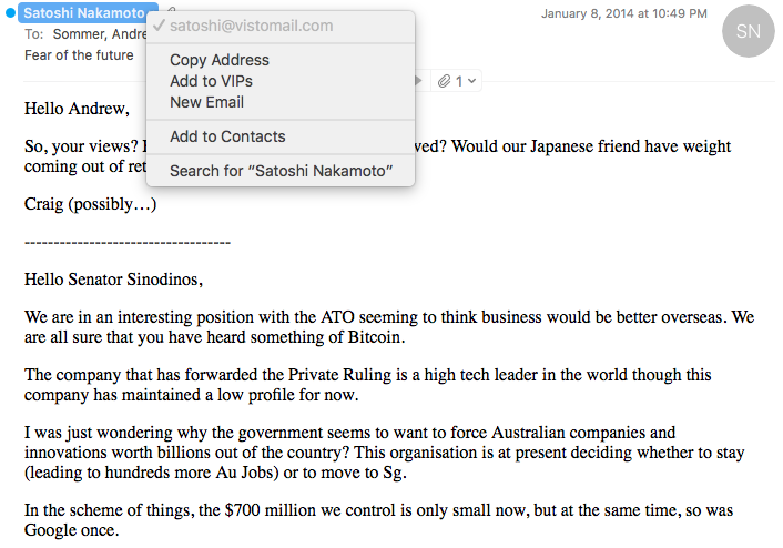 This Australian Says He and His Dead Friend Invented Bitcoin