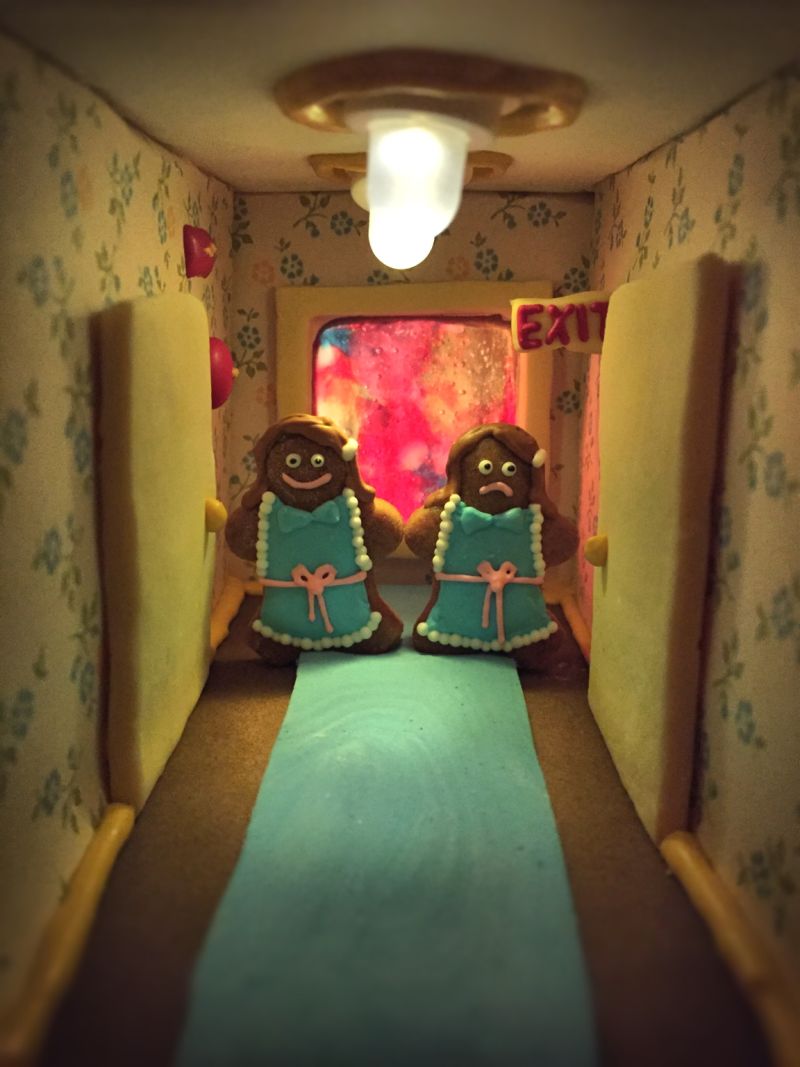 I Hope No One Tries to Hack This Shining-Inspired Gingerbread Hotel to Pieces
