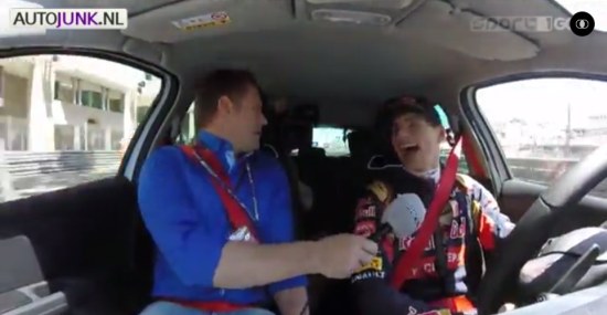 Jos en Max in Clio RS