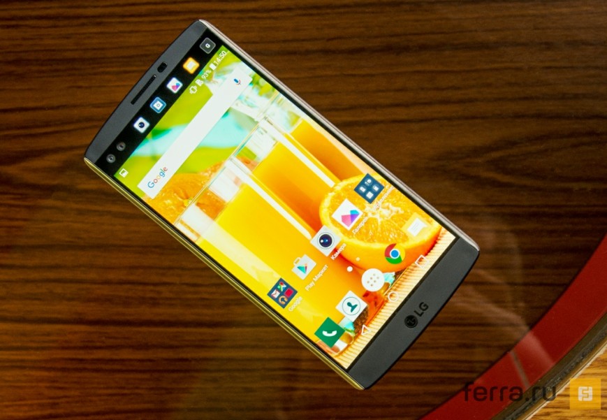 Лицевая панель LG V10