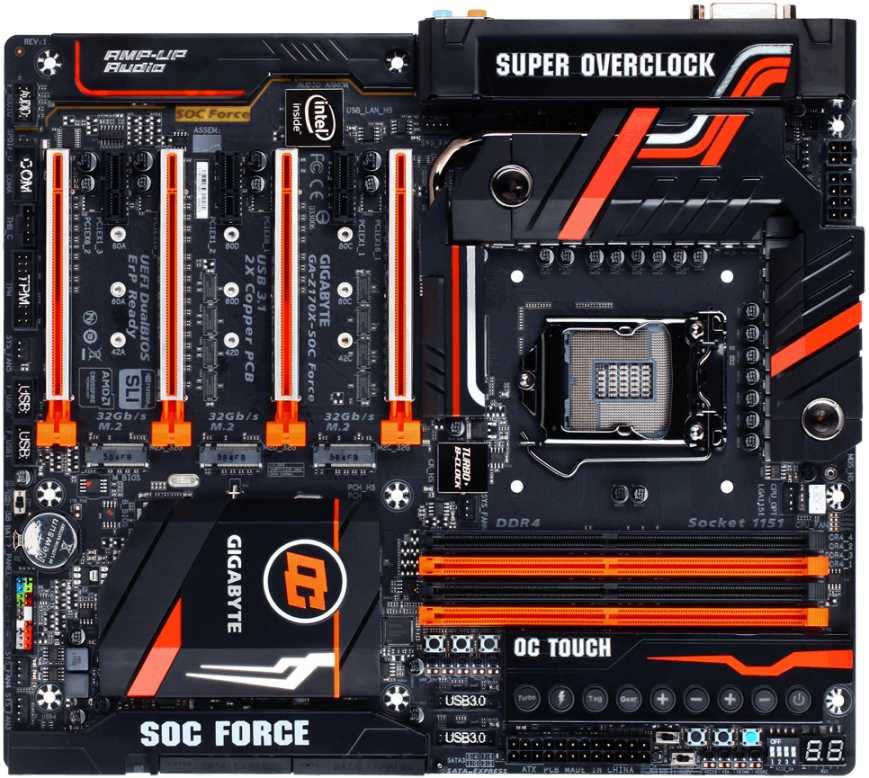 GIGABYTE GA-Z170X-SOC FORCE