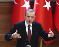 De Turkse president Tayyip Erdogan.
