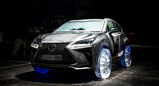 Lexus NX 300h op ijswielen
