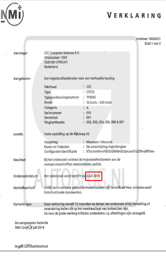 NMI-certificaat